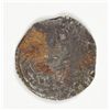Image 1 : SPANISH COLONIAL 2 REAL COB 1600'S SHARP CROSS