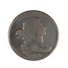 Image 1 : 1801 LARGE CENT SHELDON 219 3 ERRORS REVERS CH VF CHOCOLATE BROWN SURFACES