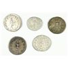 Image 2 : LOT OF 5 SILVER ANCIENTS UNATTRIBUTED SOME HIGH GRADE