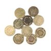 Image 1 : LOT OF 8 FLYING EAGLE CENTS PARTIAL/NO DATE & 2 1861 INDIANS