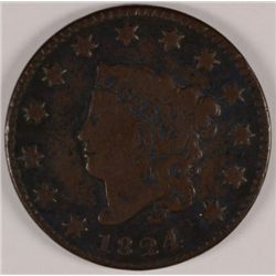 1824 LARGE CENT FINE