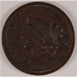 1838 LARGE CENT AU