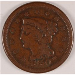 1850 LARGE CENT F/VF