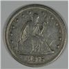 Image 1 : 1875-S  20 CENT, ABOUT XF