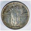 Image 2 : 1917 T-1 STANDING LIBERTY QUARTER ANACS AU 50   CLEANED