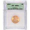 Image 1 : 1900 $5 GOLD LIBERTY ICG MS64