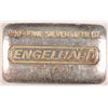 Image 1 : 10 OZT .999 FS ENGELHARD POURED BAR