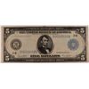 Image 1 : 1914 $5 FEDERAL RESERVE NOTE F/VF