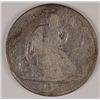 Image 1 : 1877-CC SEATED HALF DOLLAR, VG  RARE  "CC" MINT MARK