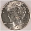 Image 1 : 1934-D PEACE SILVER DOLLAR, MS-64 WHITE!!