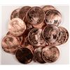 Image 1 : ONE ROLL OF ONE OUNCE COPPER ROUNDS, 4 DIFFERENT  POPULAR  STYLES