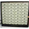 Image 1 : UNCUT SHEET OF 32 1995 $2.00 FEDERAL RESERVE NOTES