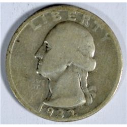 1932 S WASHINGTON QUARTER FINE