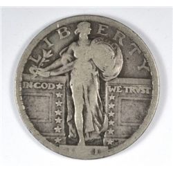 1921 STANDING LIBERTY QUARTER FINE