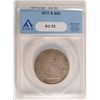 Image 1 : 1877-S SEATED HALF DOLLAR ANACS AU 53