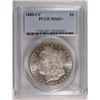 Image 1 : 1880-CC MORGAN DOLLAR PCGS MS62+ WHITE