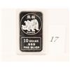 Image 1 : Chinese Panda Bar Hong Kong Mint. Solid Silver *NO SHIPPING AVAILABLE*