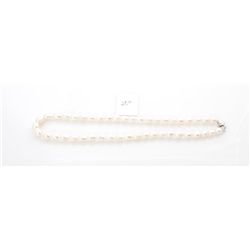 Freshwater White Pearl Strand Necklace