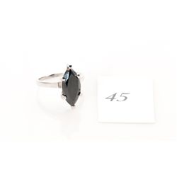 New black diamond moissanite (synthetic ring)