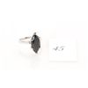 Image 1 : New black diamond moissanite (synthetic ring)