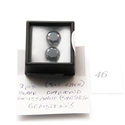 New 10ct(total) black diamond moissanite