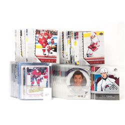 5 small bundles of NHL collectors trading cards