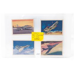 4 1950s jet air craft of the world collectors car