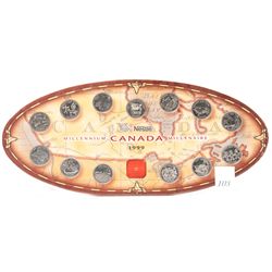1999 millenium canada royal mint quarter set *NO SHIPPING AVAILABLE*