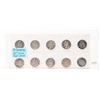 Image 1 : 10 canadian 50 cent coins 1968-2002 *NO SHIPPING AVAILABLE*