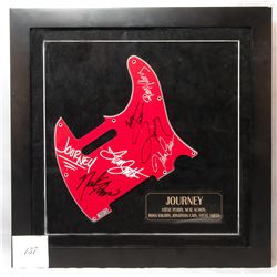 Framed journey the band guitar guard collectable