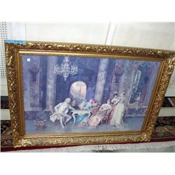 Guild framed victorian scene print