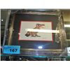 Image 1 : Framed west coast native print titled raven