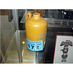 Vintage early 1900s stoneware ink jug