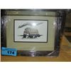 Image 1 : Framed west coast native print titled wolverine