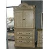 Image 2 : 4pc bleached oak bedroom suite;