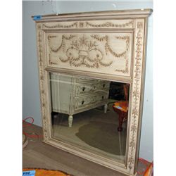 Elegant white and gold decorative wall hanging