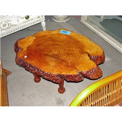 Burl side table