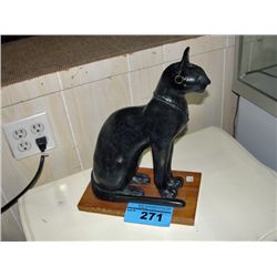Egyptian siamese cat statue