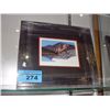 Image 1 : Framed west coast native print titled mountain