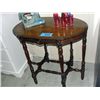 Image 1 : Early 1900s walnut parlour table