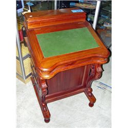 Mahogany davenport writing desk