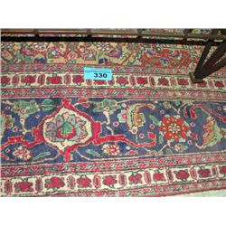 Approx 10F by 13F hand knotted persian area rug