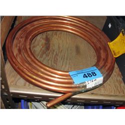 30F of 1/2" copper tubing