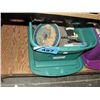 Image 1 : Small green tote containing misc plumbing