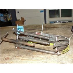 Lot of 4 C clamps