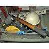 Image 1 : Plastic storage bin  of tools hardware and misc