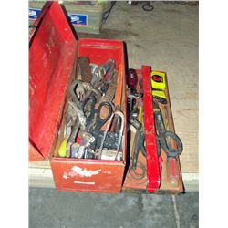 Red toolbox and contents