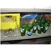 Image 1 : Shelf lot of rolling rock beer glasses, rolling