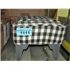 Image 1 : Scotch patterned upholstered footstool