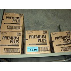 4 boxes of christies premium plus crackers